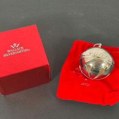 202 wallace silver bell ornament
