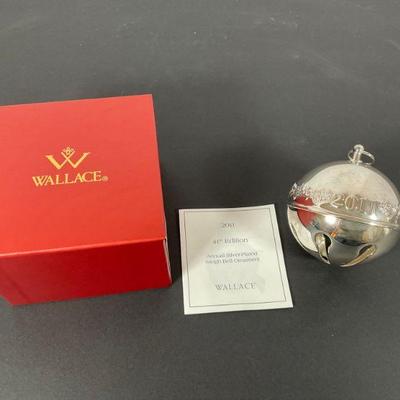 2011 wallace silver bell ornament
