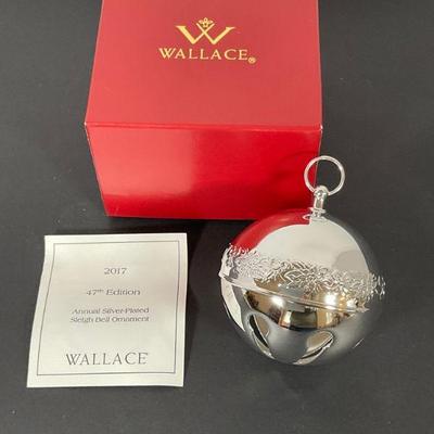 Wallace 2017 Silver Bell Ornament
