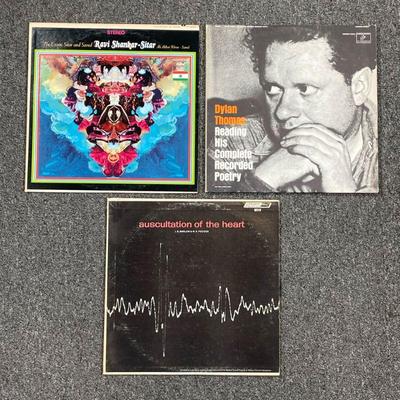 (3PC) AVANT-GARDE VINYL RECORDS | Alternative & Avant-garde vinyl records including; Ravi Shankar & Ali Akbar Khan The Exotic Sitar and...