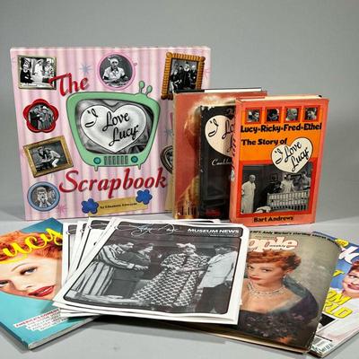 (13PC) I LOVE LUCY BOOKS & MAGAZINES | Including the I Love Lucy Scrapbook, I Love Lucy Cookbook, 