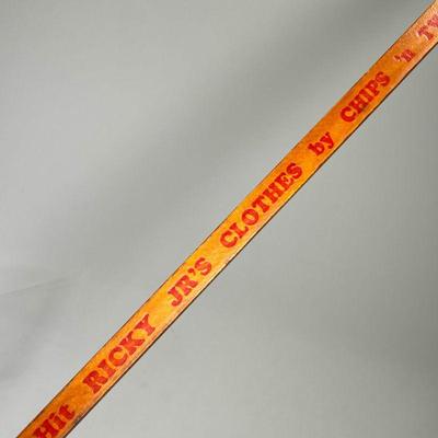 LITTLE RICKY MEASURING STICK | I Love Lucy / Chips 'N Twigs 1950s advertisement measuring stick, 