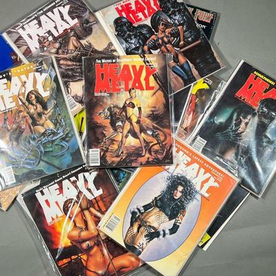 GRAPHIC NOVELS & MAGAZINES | Including 11 issues of 1990s Heavy Metal magazine, Wolverine Nick FuryThe Scorpio Connection (sealed), the...