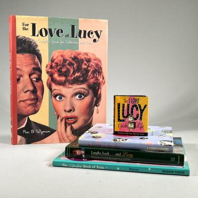 (5PC) [AUTHOR SIGNED] I LOVE LUCY BOOKS | Each signed by the author / editor, including: The Quotable I Love Lucy by Tom Watson; The I...