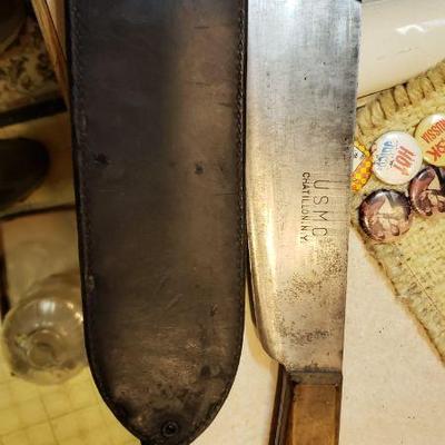 Bolo with sheath