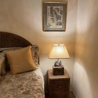 Headboard, nightstand and 2 pics SOLD