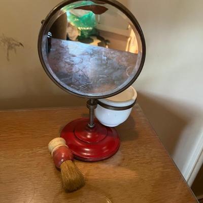 Antique Men's Shaving Vanity Set
