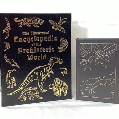 KIHE104 Easton Press Leather Bound Books	The Illustrated Encyclopedia of the Historic World. Incredible large book full of colorful...