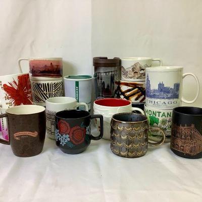 JOSW202 Starbucks Collectable Mugs & Travel Mugs	All different kind of sizes and colors. Some are made with bone China, ceramic, or...