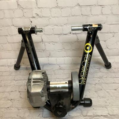 ARKA225 CycleOps Fluid2 Bike Trainer	Black indoor bike cycling trainer. Does have resistance that you can use. Does have some wear and...
