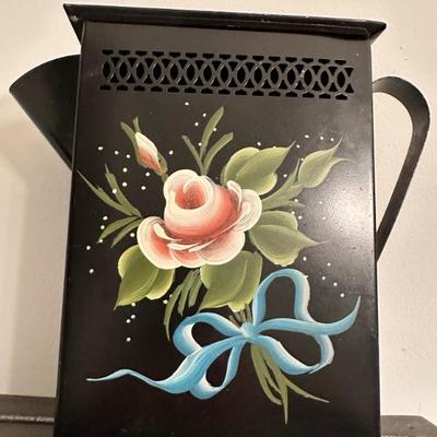 Tole painted water can