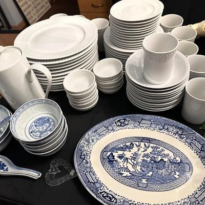 White dinnerware
