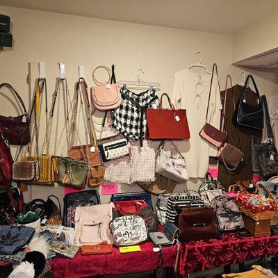 Some of the Purses-Bags> Couch, Louis V,Guess,Betsy Johnson + more designers