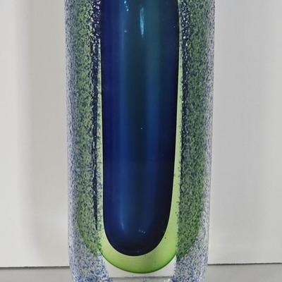 Murano Glass Blown Art Glass Vase