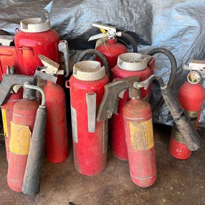 CCS201 Vintage Fire Extinguishers 