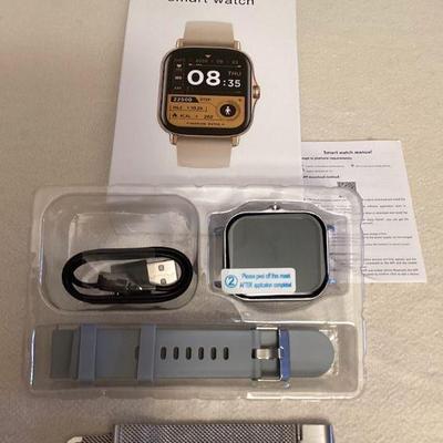 CCS014 Silver Toned Smart Watch New