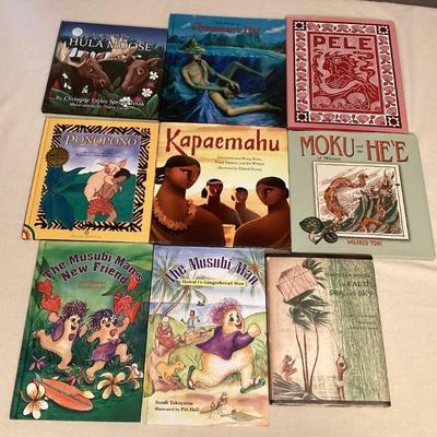CCS029 Nine Childrenâ€™s Hawaiian Legends, Myths & Fairy Tale Hardcover Books 