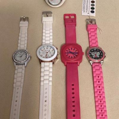 CCS065 Five Womenâ€™s Silicone Band Watches