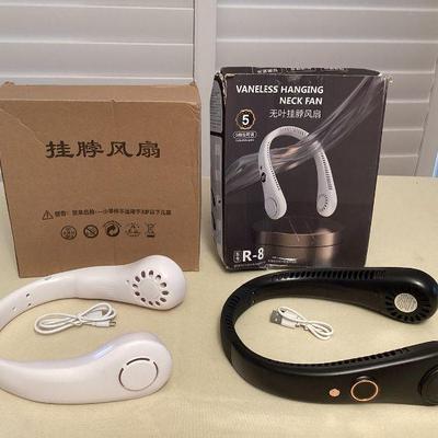 CCS088 Two Vaneless Hanging Neck Fans New