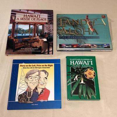 CCS084 Four Hawaiian Themed Hardcover Books 