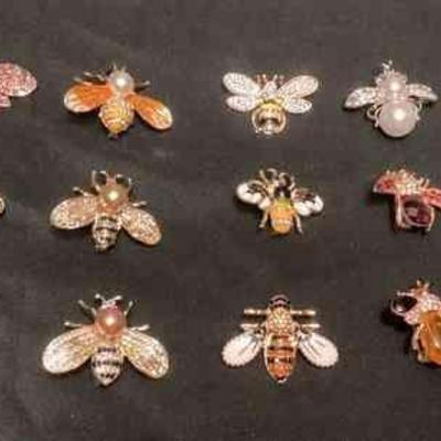 CCS211 Fifteen Beautiful Bug Brooches 