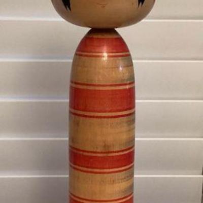 CCS177 Large Wooden Japanese Kokeshi Doll