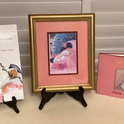 CCS170 Framed Diana Hansen-Young Picture & Two Art Books