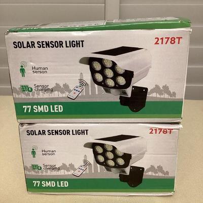 CCS056 Two Solar Sensor Lights New