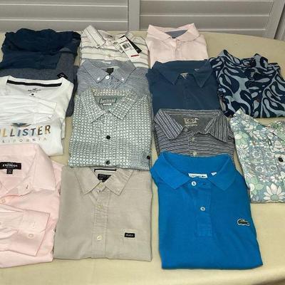 CCS094 Menâ€™s Brand Named Collared Shirts S-L
