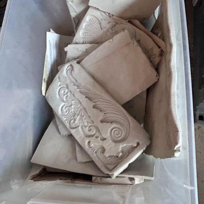 Wood silicone scroll molds