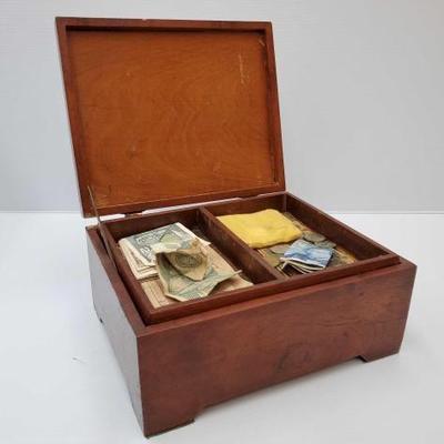 #587 â€¢ Box Full of Foreign Currency
