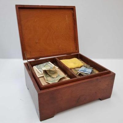 #587 • Box Full of Foreign Currency