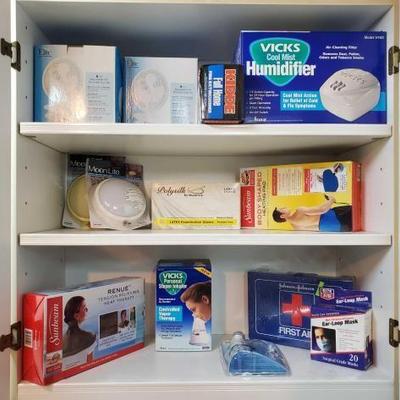 #9064 • New Medical Supplys, Thermometer, Humidifier And More