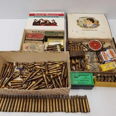 #933 â€¢ Assorted Ammo- Includes 30-06, 8mm, 338mm, And More
