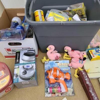 #10508 â€¢ Beanie Babies, Vegetti, Tennis Balls, Mickey Mouse Stuffed Animal and More
