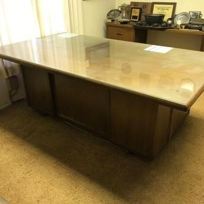 #2604 • Large Desk with Side