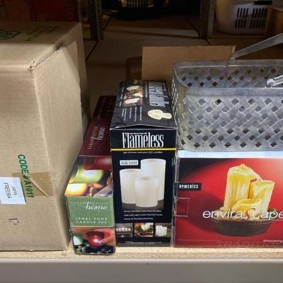 #10588 â€¢ Illuminated Relaxation Fountain, Flameless Candles, Home Scents, Candle Holder Set and More
