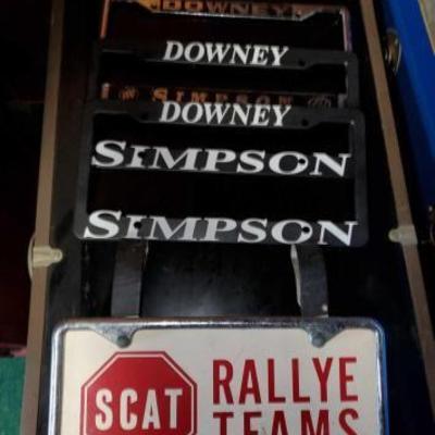 #8612 â€¢ 4 License Plate Frames
