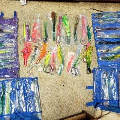 #2366 • Approx 45 Lures with Bags/Cases