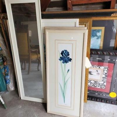 #12024 • 7 Paintings and Mirror