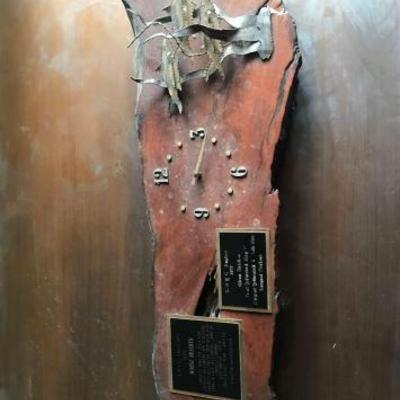#2400 • Vintage Wooden Award Clock