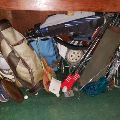 #13538 • Golf Gear And Tennis Rackets