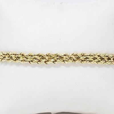 #683 â€¢ 14k Gold Bracelet, 3.4g
