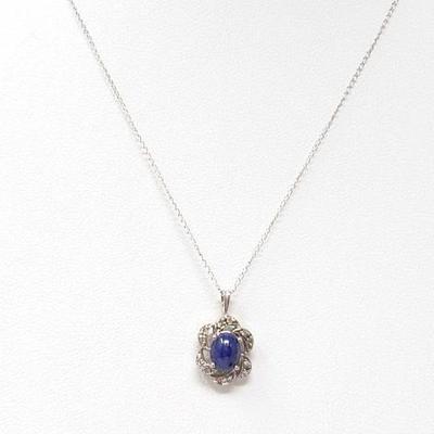 #685 • 14k Gold Necklace With Diamond Pendant, 2.6g