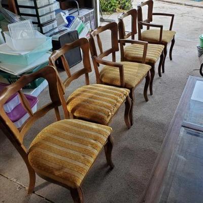 #2514 • 5 Wooden Chairs