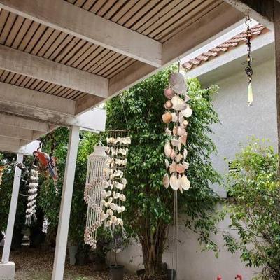 #10562 â€¢ 12 Windchimes, 2 Yard Flamingos, and More!
