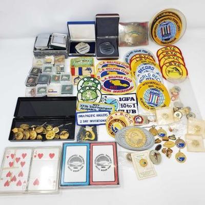 #588 â€¢ Patches, Pins, Belt Buckles, Zippos, and More!
