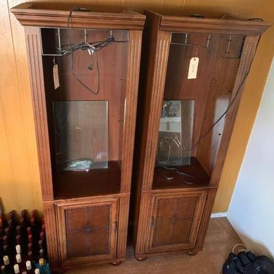 #12050 • 2 China Cabinets