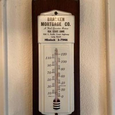 #10050 • Braken Mortgage Co Thermometer