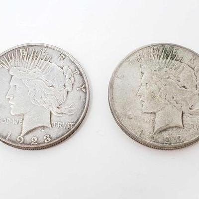#238 â€¢ 1923-D And 1923-S Silver Peace Dollars
